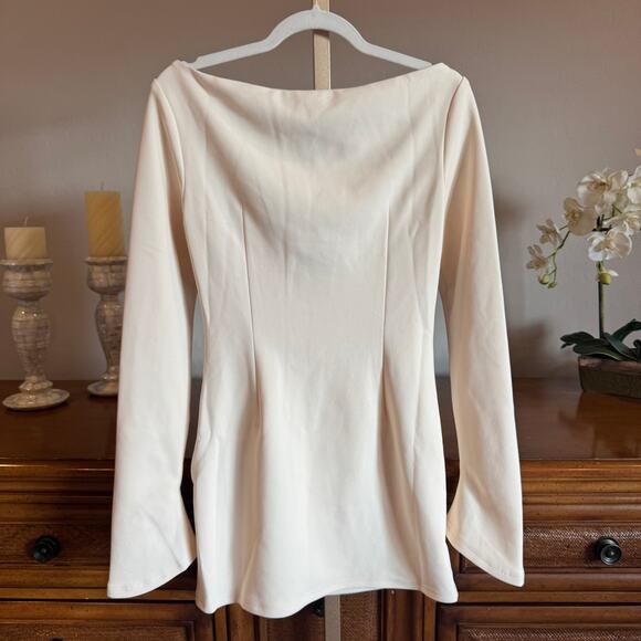 Atoir The Joni Dress Ivory Gold Rose Mini Dress Medium AU10 NWT - Picture 9 of 10